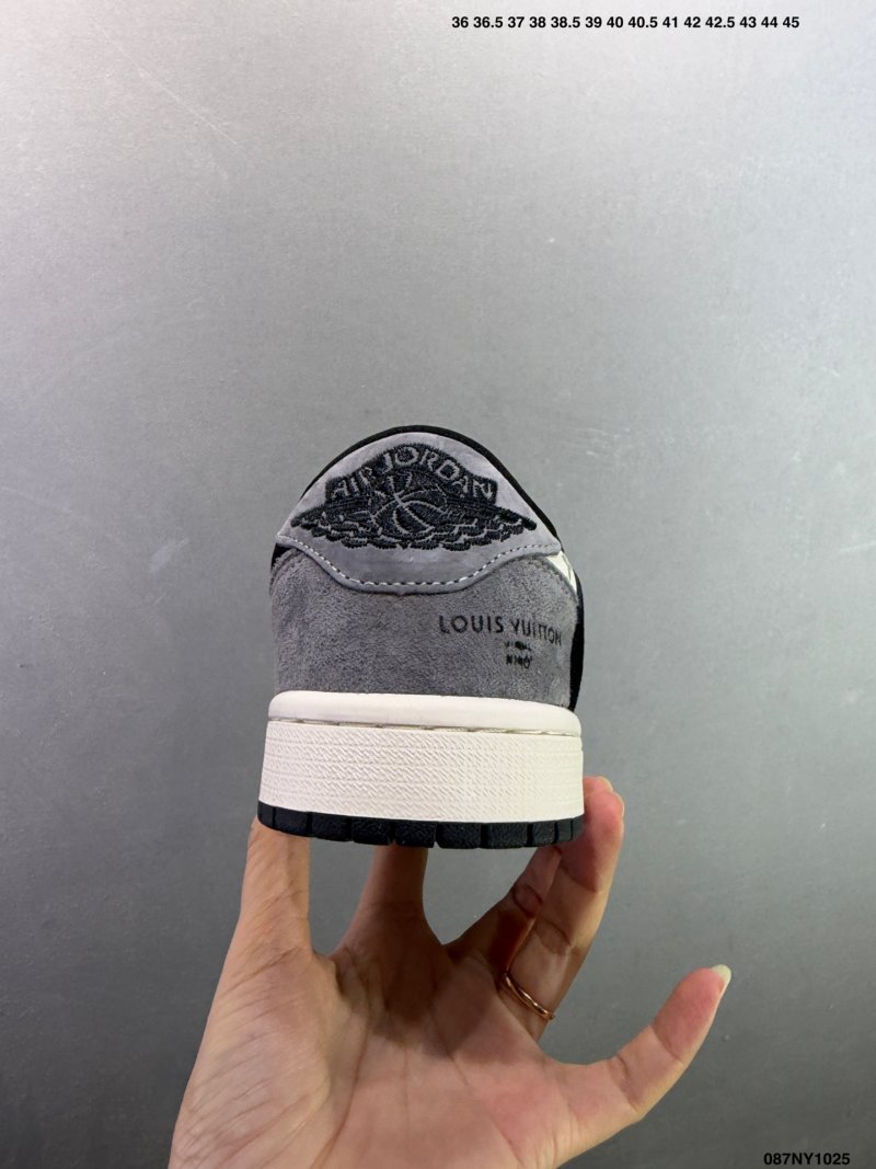 Jordan Air Jordan 1 Low Black Cream Custom Colorway view