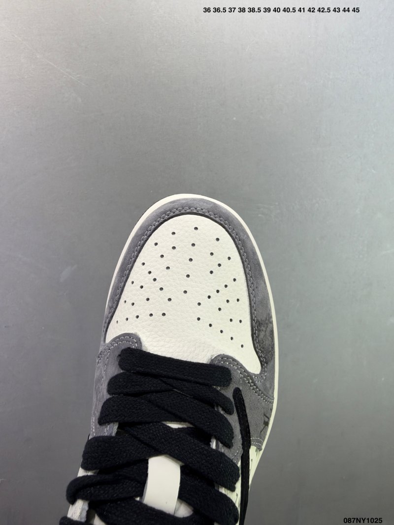 Jordan Air Jordan 1 Low Black Cream Custom Colorway view