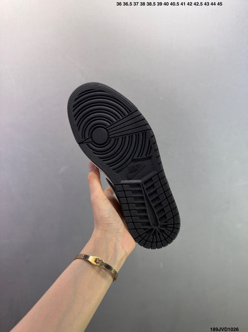 Jordan Air Jordan 1 Low Grey White Black Custom Colorway view