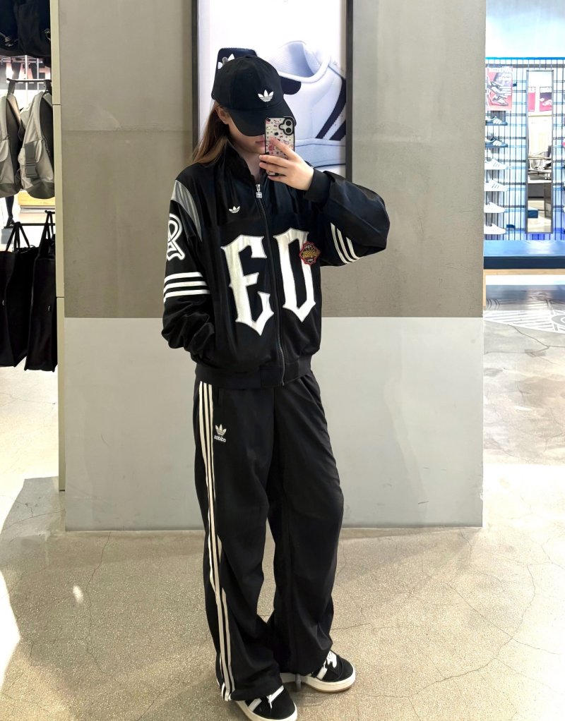 Chrome Hearts Gothic Logo Baseball Jacket Black White view