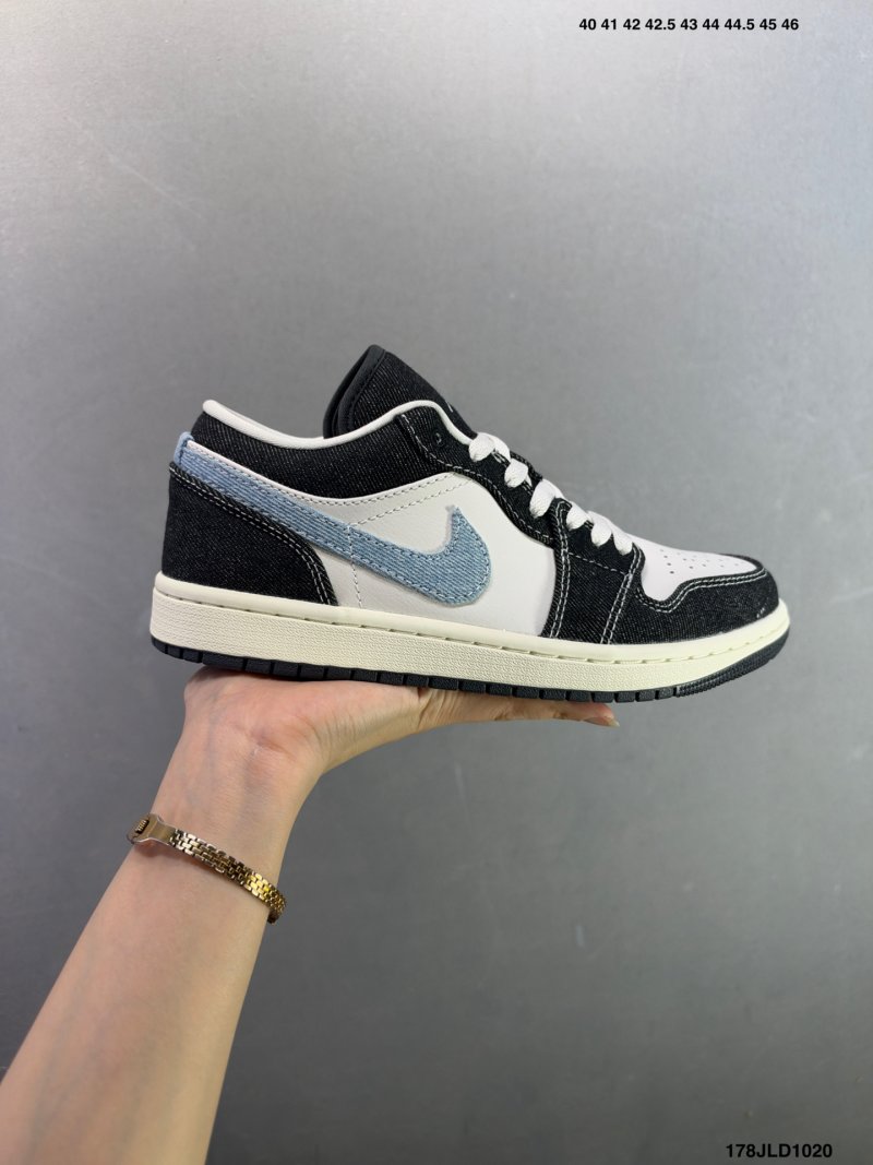 Jordan Air Jordan 1 Low Black White University Blue view