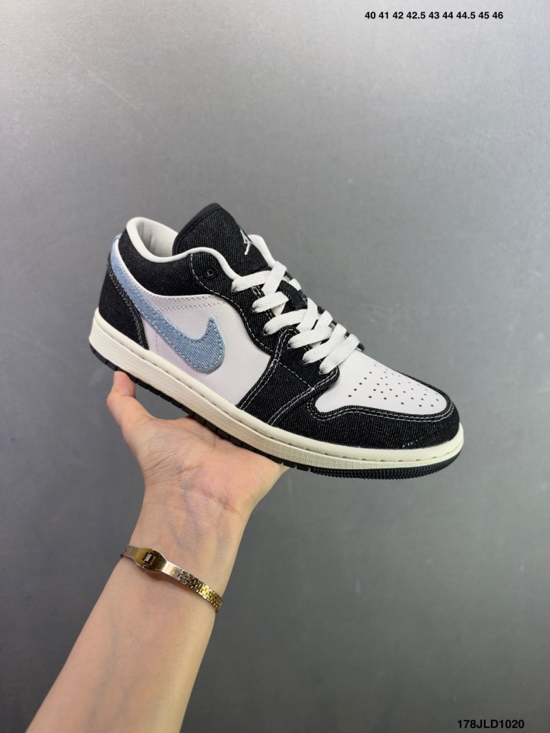 Jordan Air Jordan 1 Low Black White University Blue view