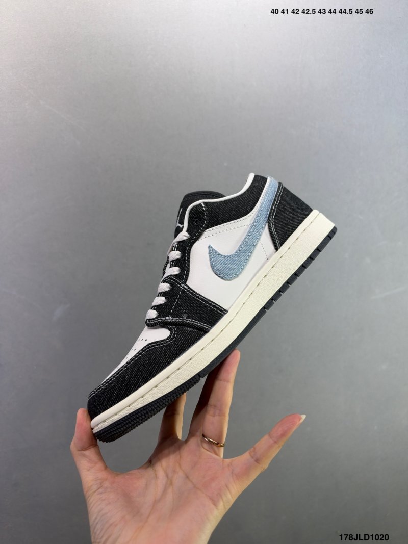Jordan Air Jordan 1 Low Black White University Blue view