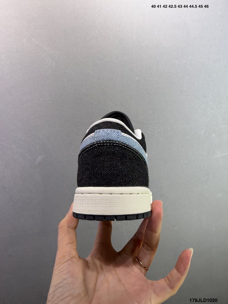 Jordan Air Jordan 1 Low Black White University Blue view