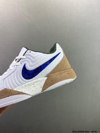 Nike Ja 2 Blue Purple White Gold Basketball Shoe view 8