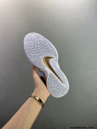 Nike Ja 2 Blue Purple White Gold Basketball Shoe view 9