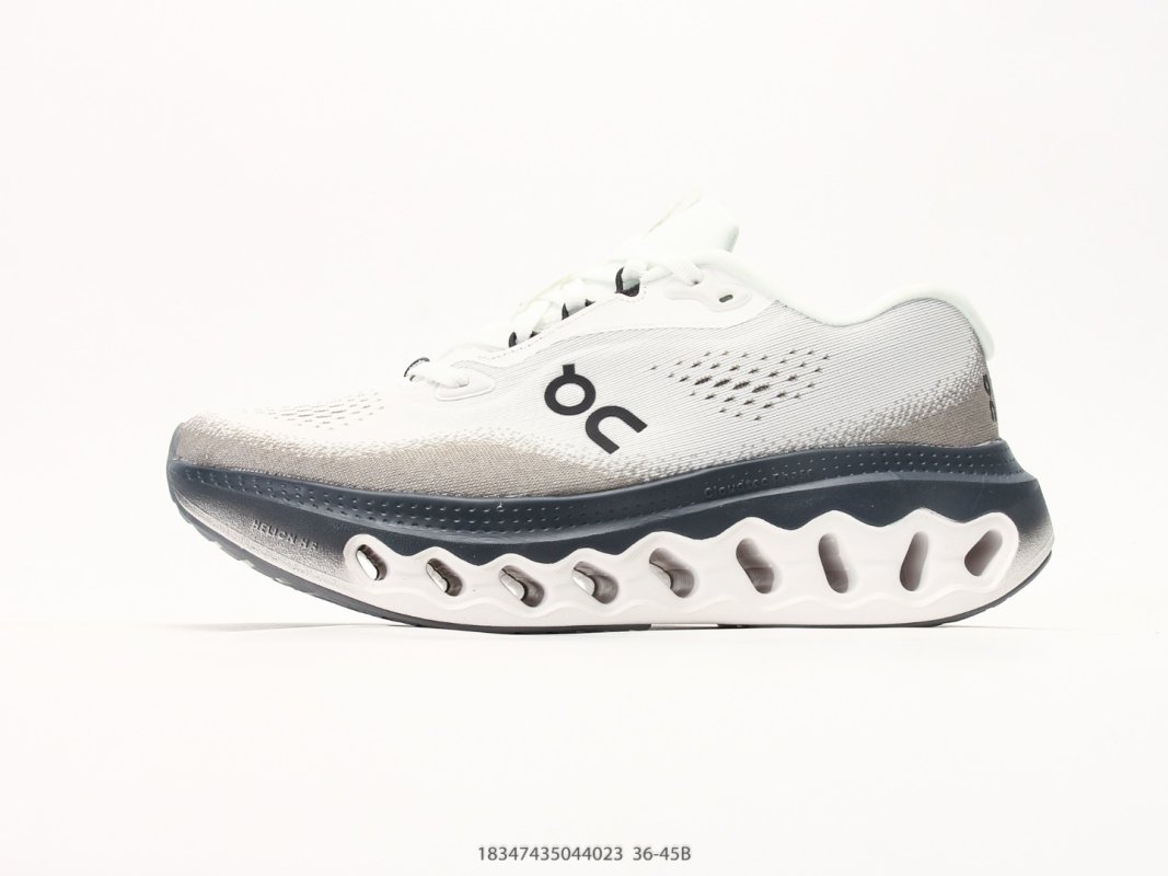 On Cloudmonster 3 White Navy Low-Top Running Shoe