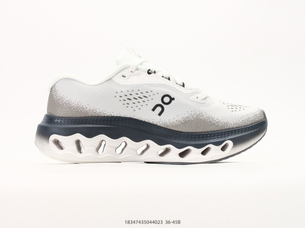 On Cloudmonster 3 White Navy Low-Top Running Shoe view