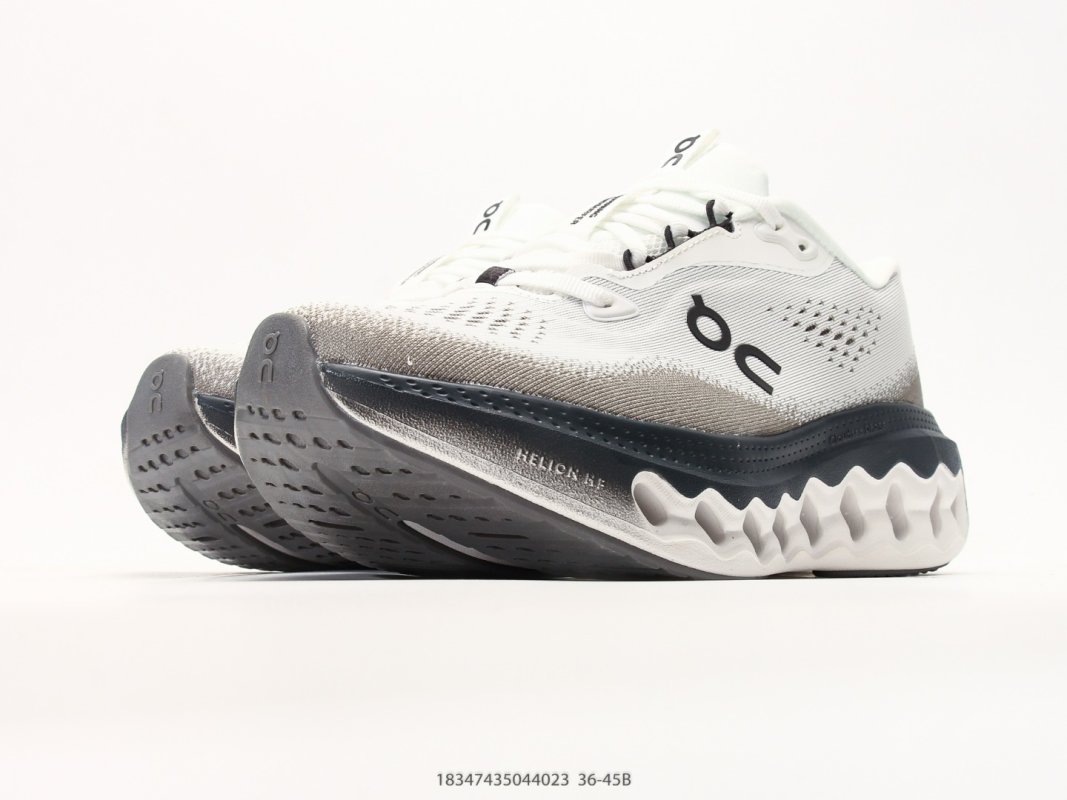 On Cloudmonster 3 White Navy Low-Top Running Shoe view