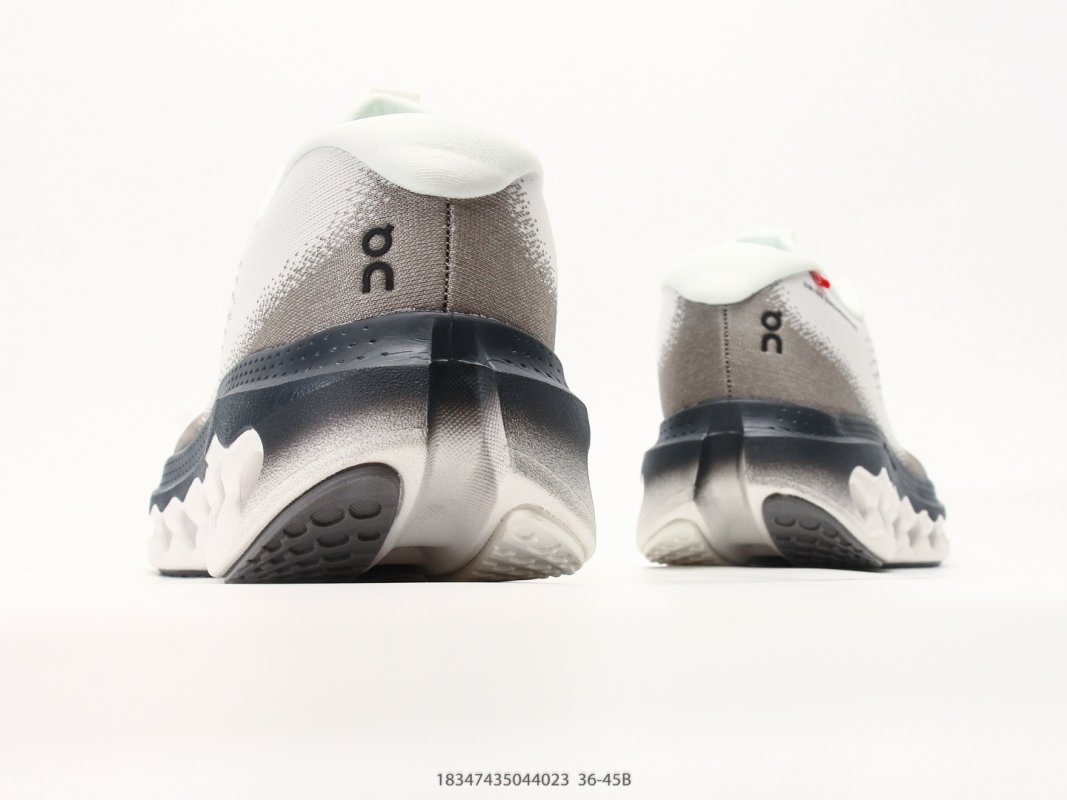 On Cloudmonster 3 White Navy Low-Top Running Shoe view
