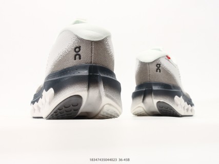 On Cloudmonster 3 White Navy Low-Top Running Shoe view 6