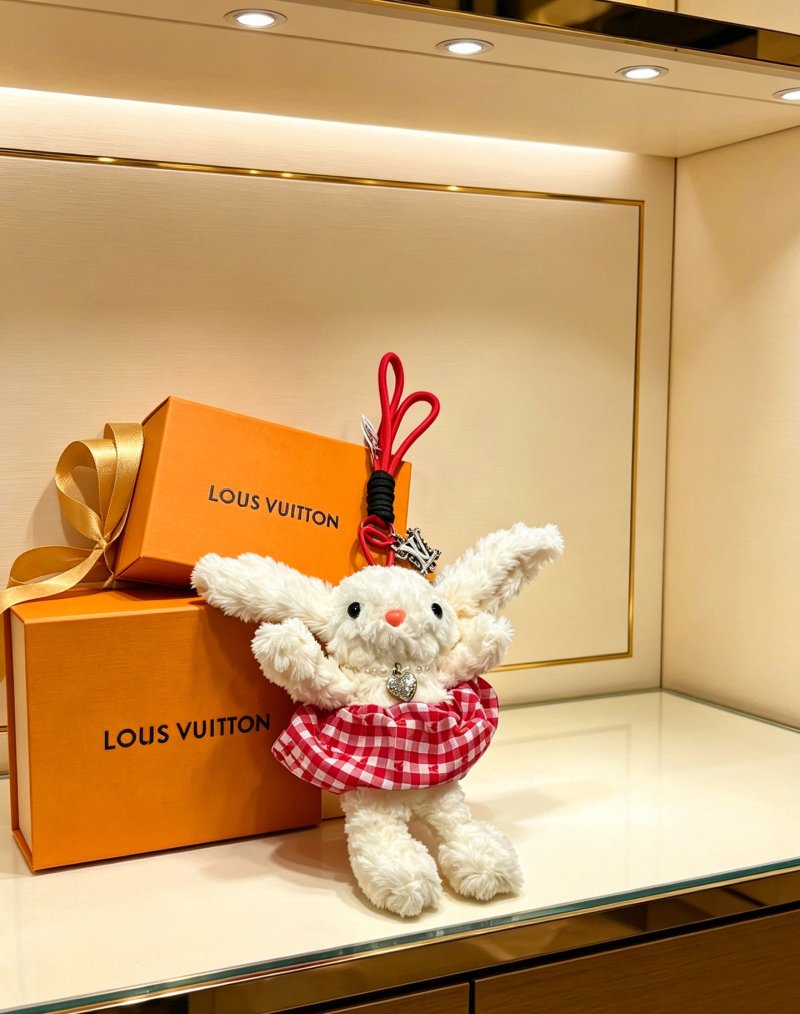 Louis Vuitton Angry Forest Teddy Bear Bag Charm Replica