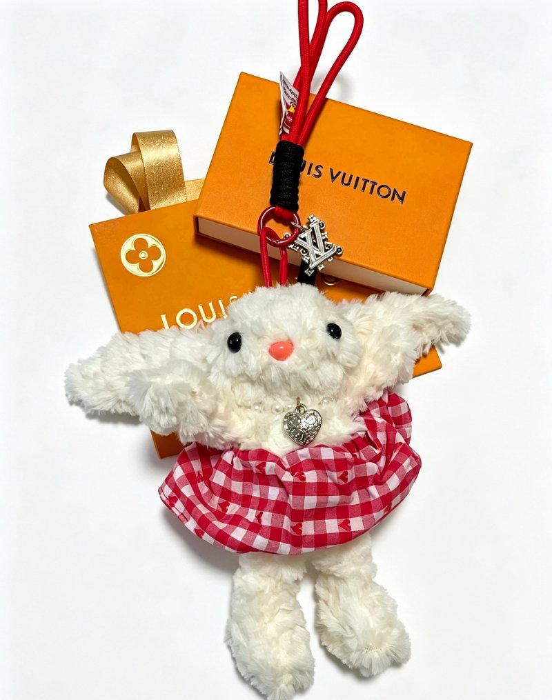 Louis Vuitton Angry Forest Teddy Bear Bag Charm Replica view