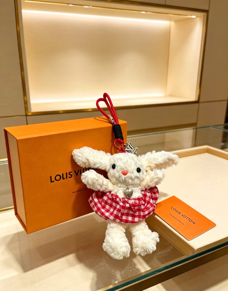 Louis Vuitton Angry Forest Teddy Bear Bag Charm Replica view