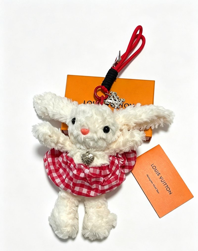 Louis Vuitton Angry Forest Teddy Bear Bag Charm Replica view