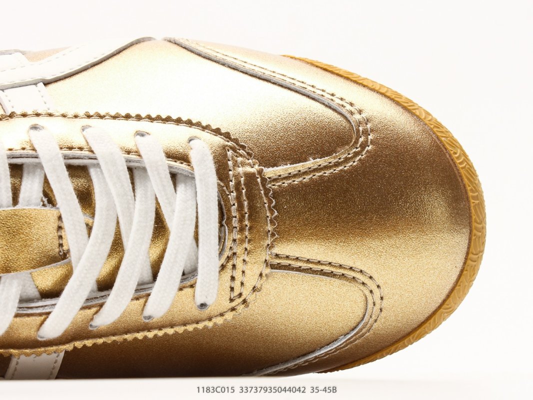 Onitsuka Tiger Mexico 66 NM Gold Leather Nylon Low Top Sneaker view