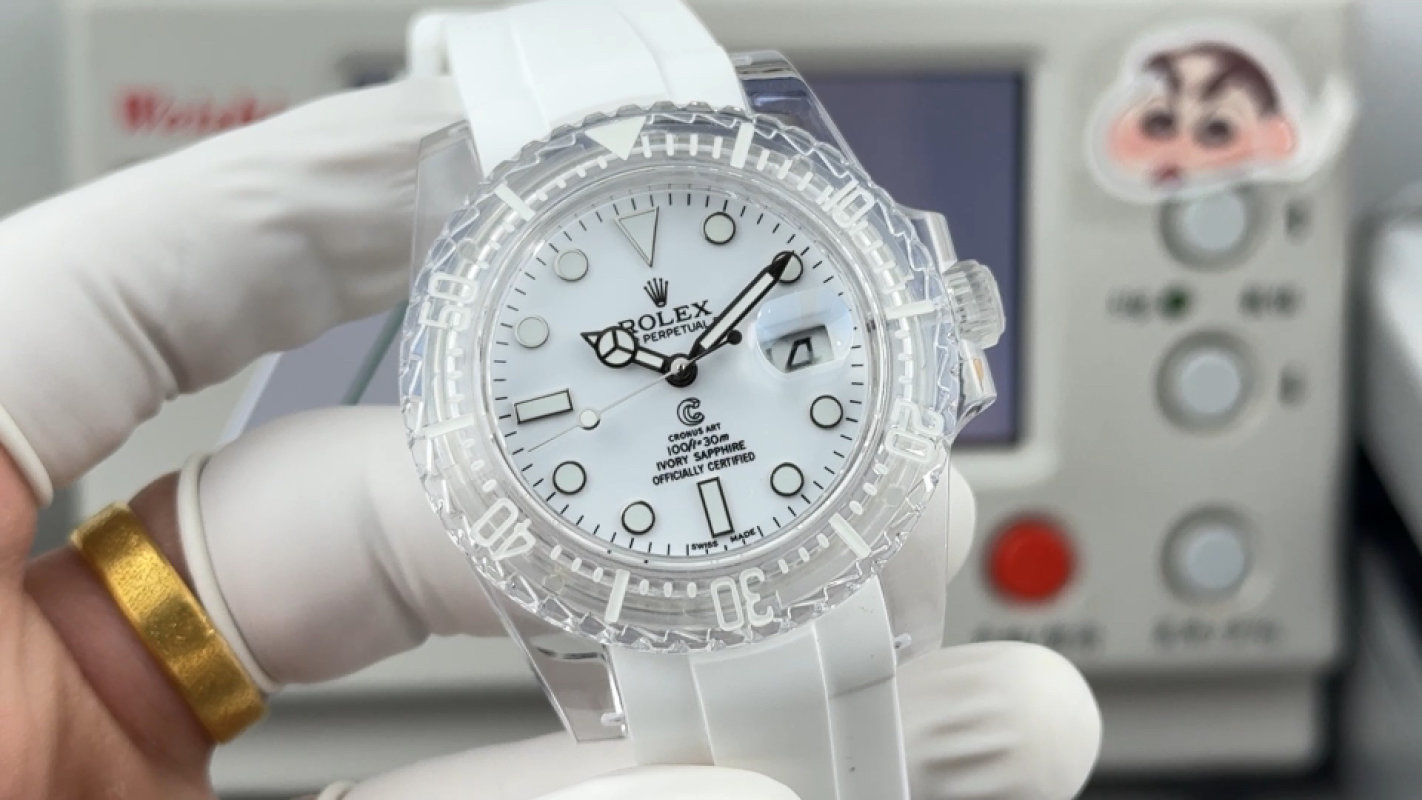 Rolex Submariner Crystal Ice PMMA Frosted 40mm UA Rep Watch