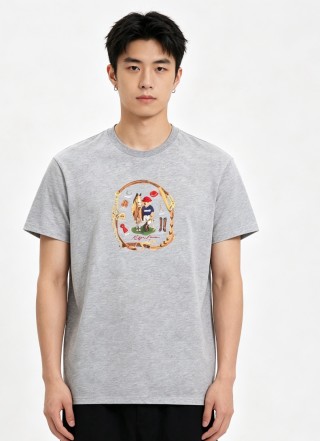 Nike SB Graphic Print T-Shirt Heather Grey