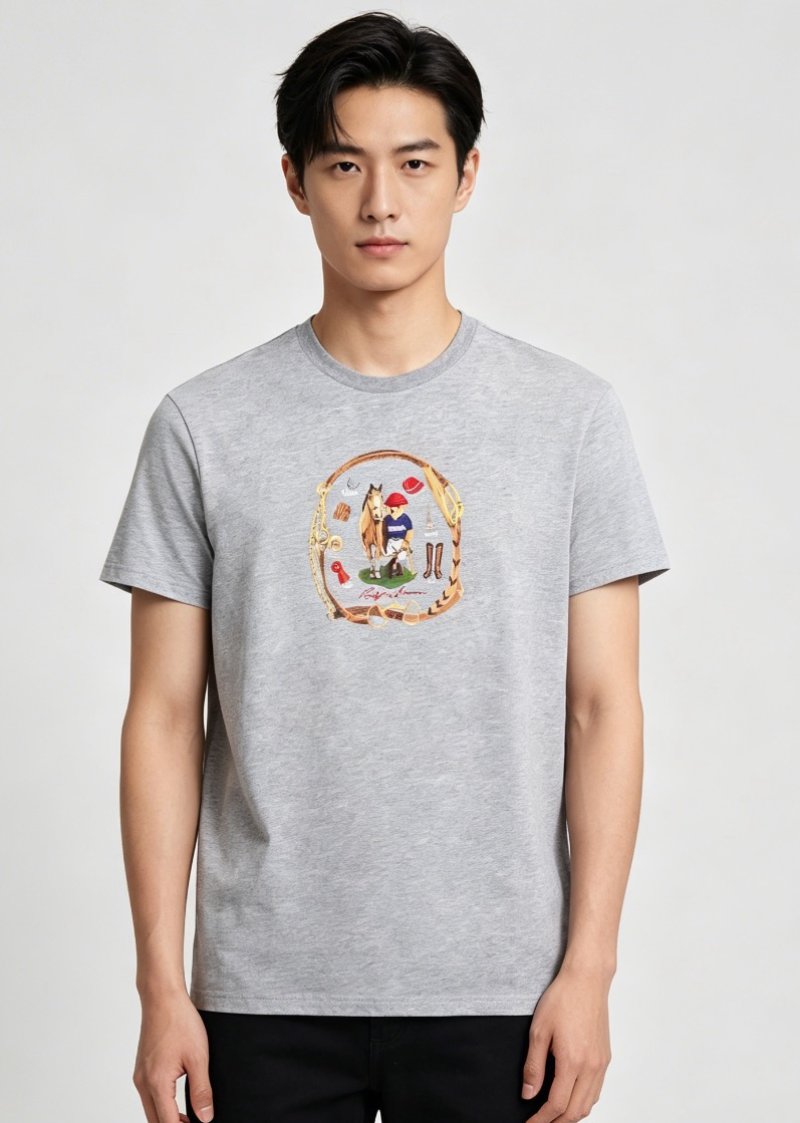 Nike SB Graphic Print T-Shirt Heather Grey view