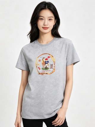 Nike SB Graphic Print T-Shirt Heather Grey view 3