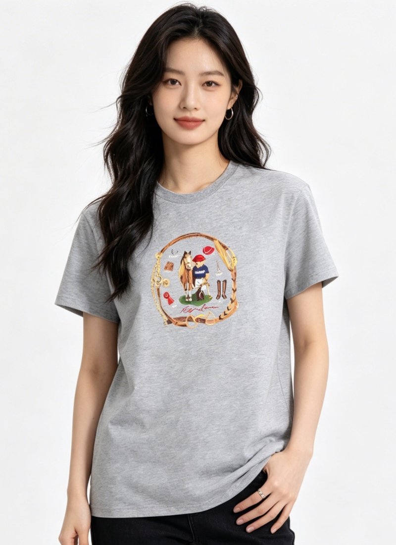 Nike SB Graphic Print T-Shirt Heather Grey view