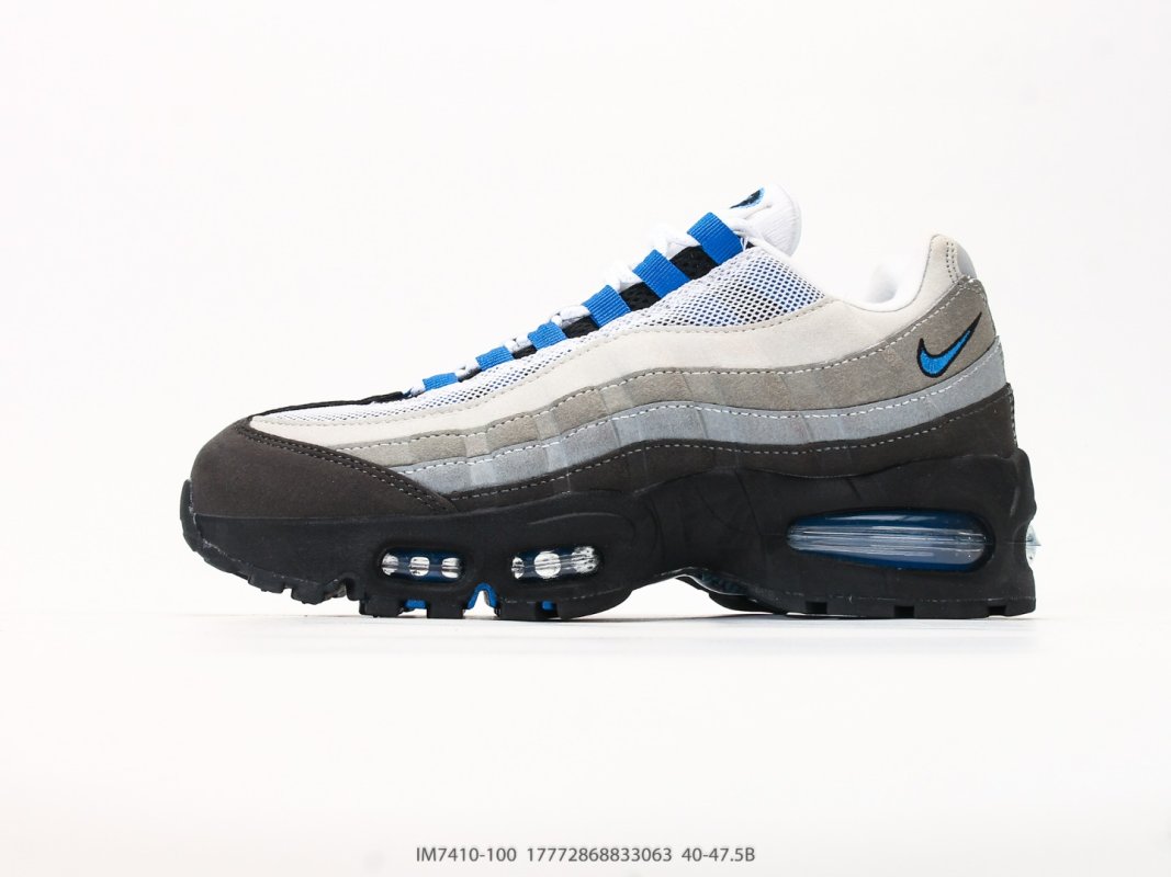 Nike Air Max 95 OG White Black Blue Replica Sneaker view