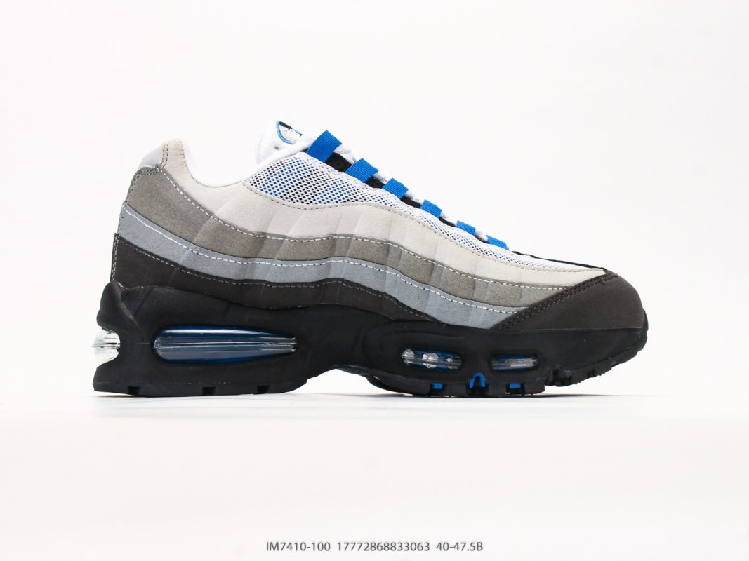 Nike Air Max 95 OG White Black Blue Replica Sneaker view