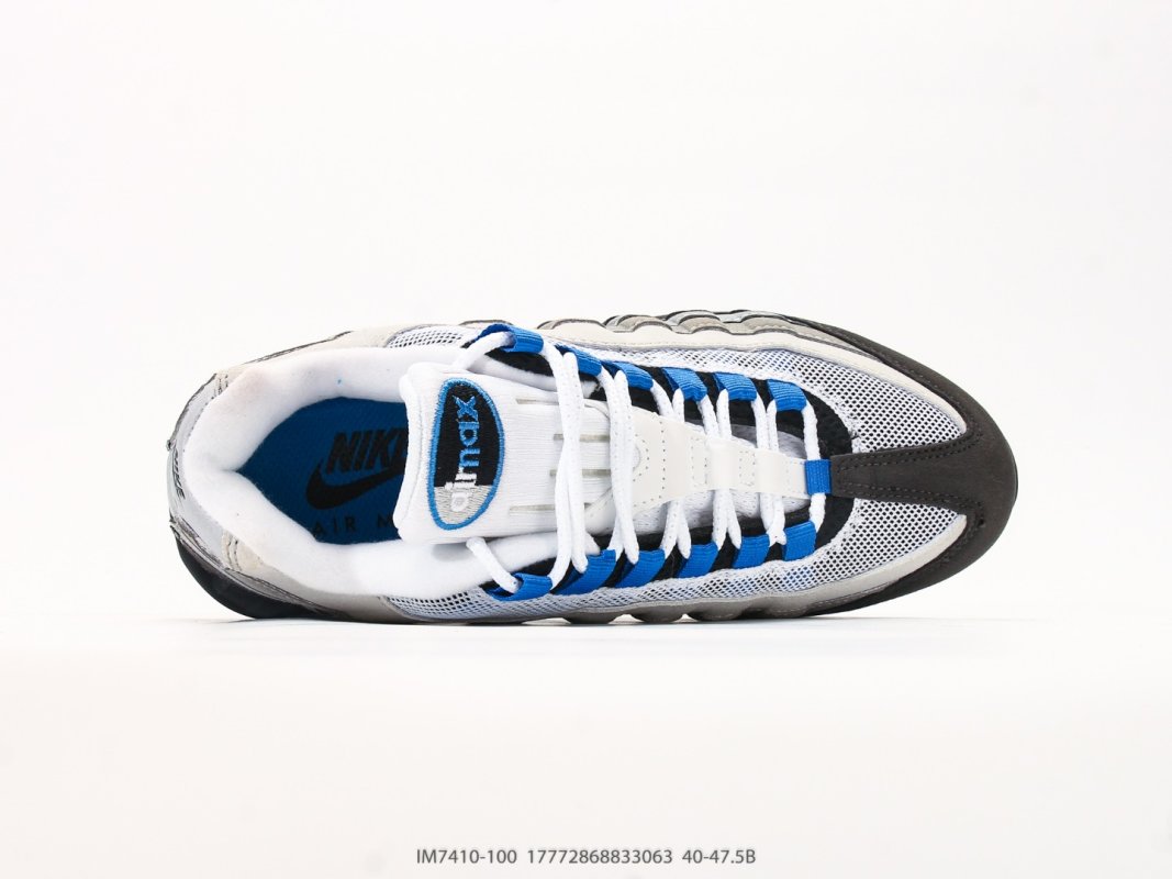 Nike Air Max 95 OG White Black Blue Replica Sneaker view