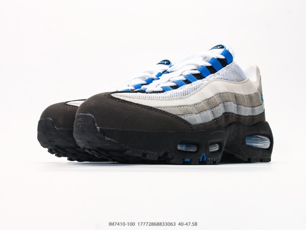 Nike Air Max 95 OG White Black Blue Replica Sneaker view