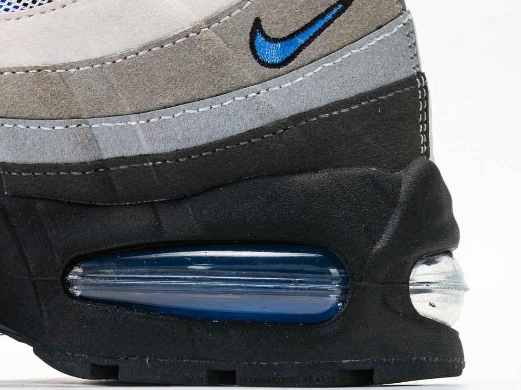Nike Air Max 95 OG White Black Blue Replica Sneaker view