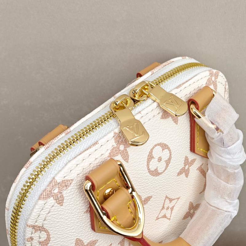 Louis Vuitton Nano Shell Bag Replica - Cream Monogram view
