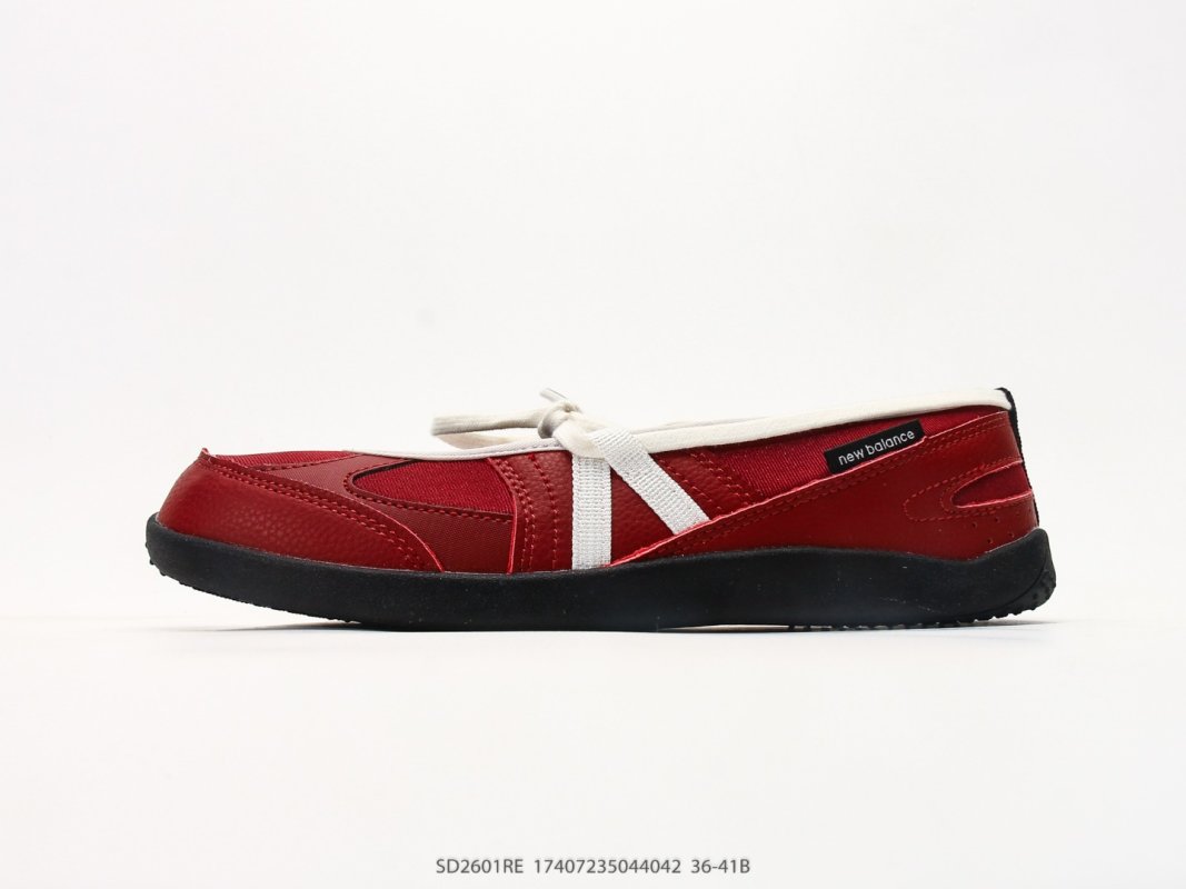 New Balance Flat Breeze 2601 Red Mary Jane Slip-On