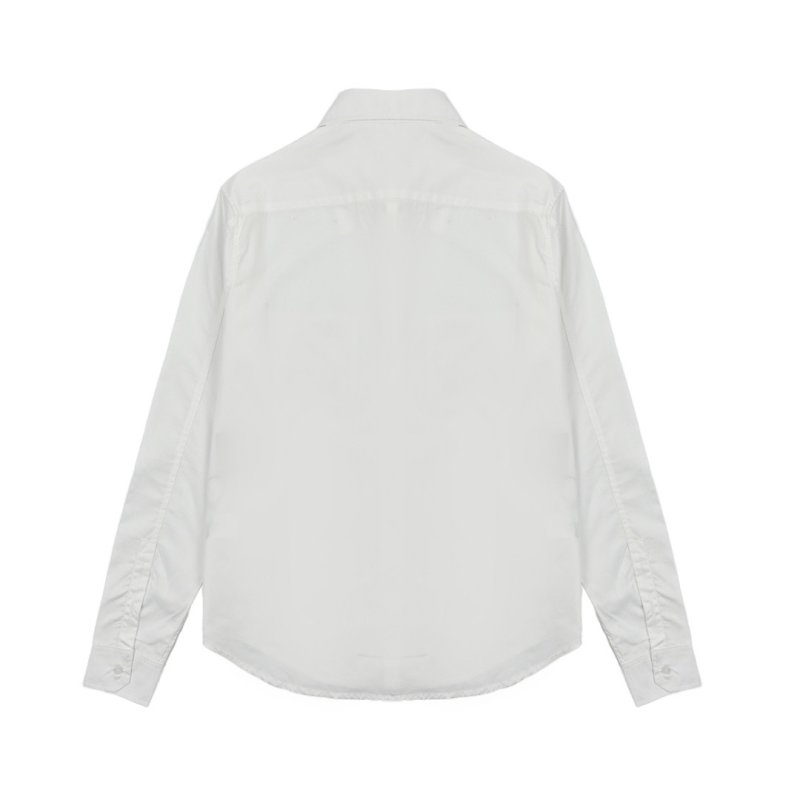 Loewe Pocket Logo Embroidery Cotton Shirt White view