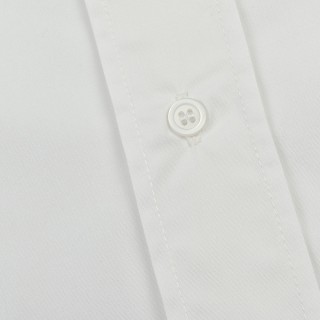 Loewe Pocket Logo Embroidery Cotton Shirt White view 9