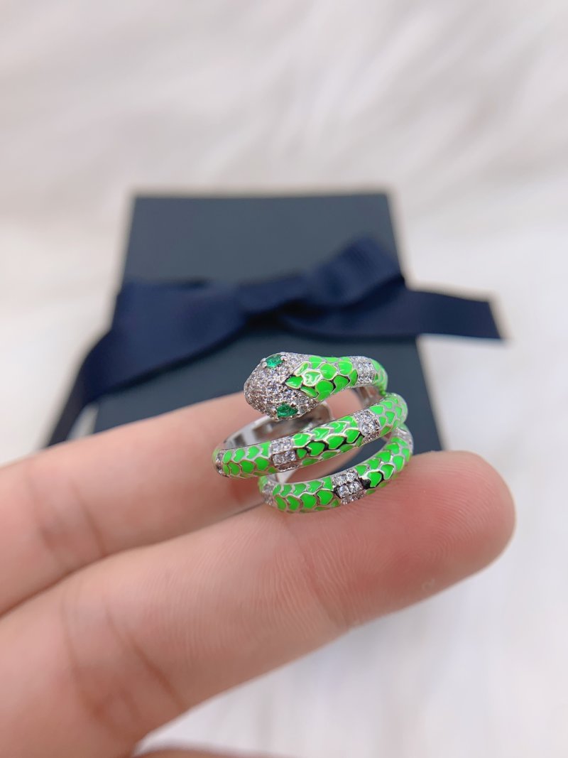 APM Monaco Neon Green Snake Ear Cuff Replica view