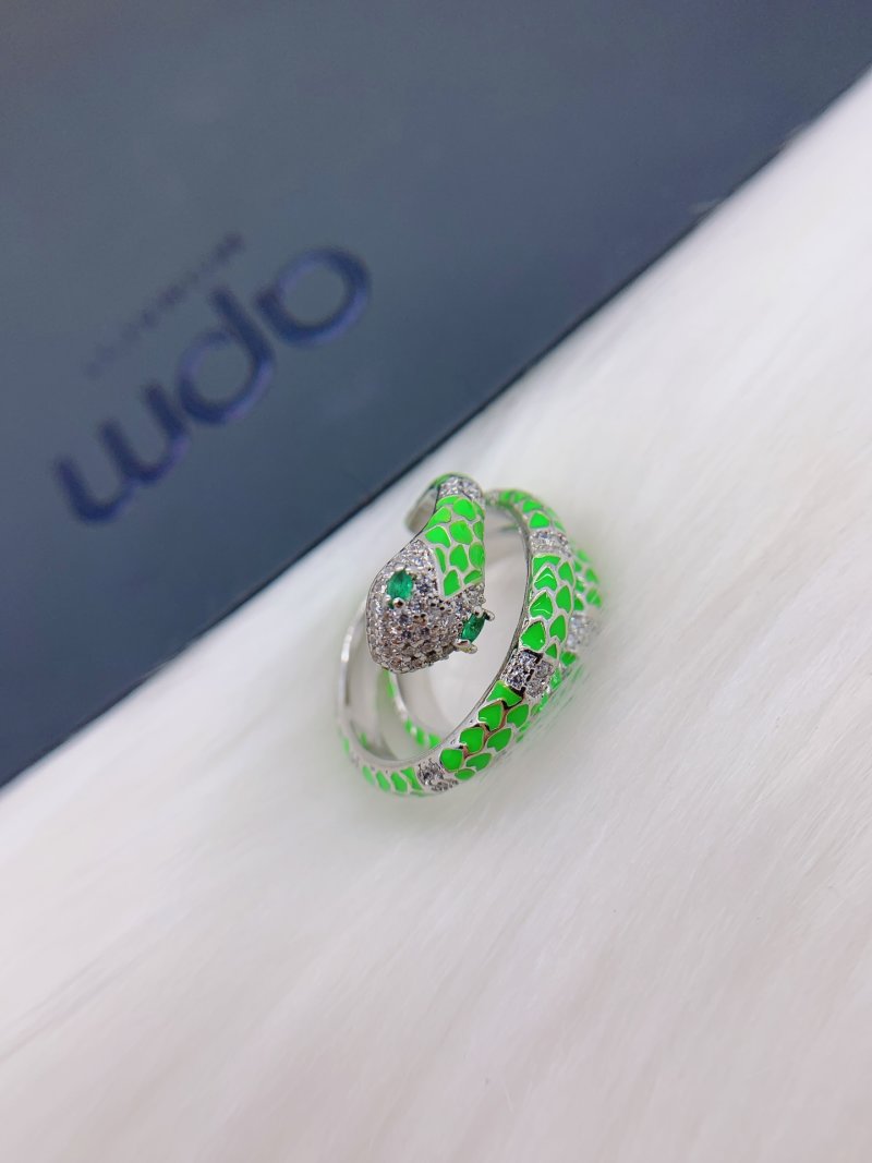 APM Monaco Neon Green Snake Ear Cuff Replica view