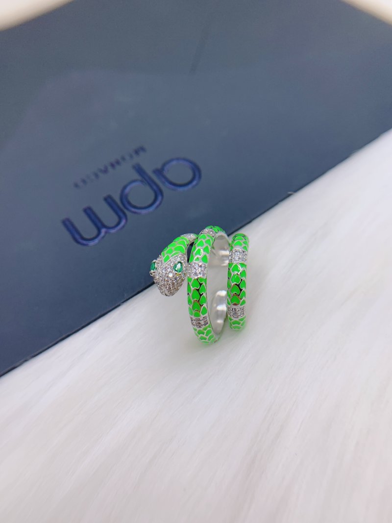APM Monaco Neon Green Snake Ear Cuff Replica view
