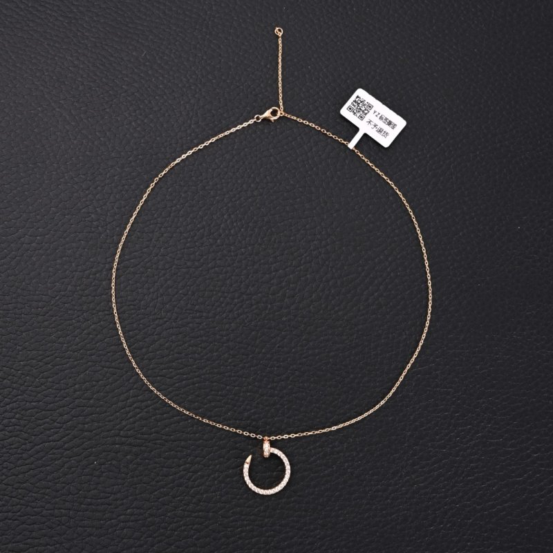 Cartier Juste un Clou 18K Gold-Plated Nail Pendant Necklace