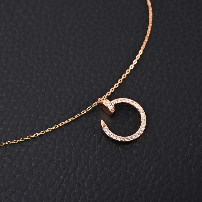 Cartier Juste un Clou 18K Gold-Plated Nail Pendant Necklace view