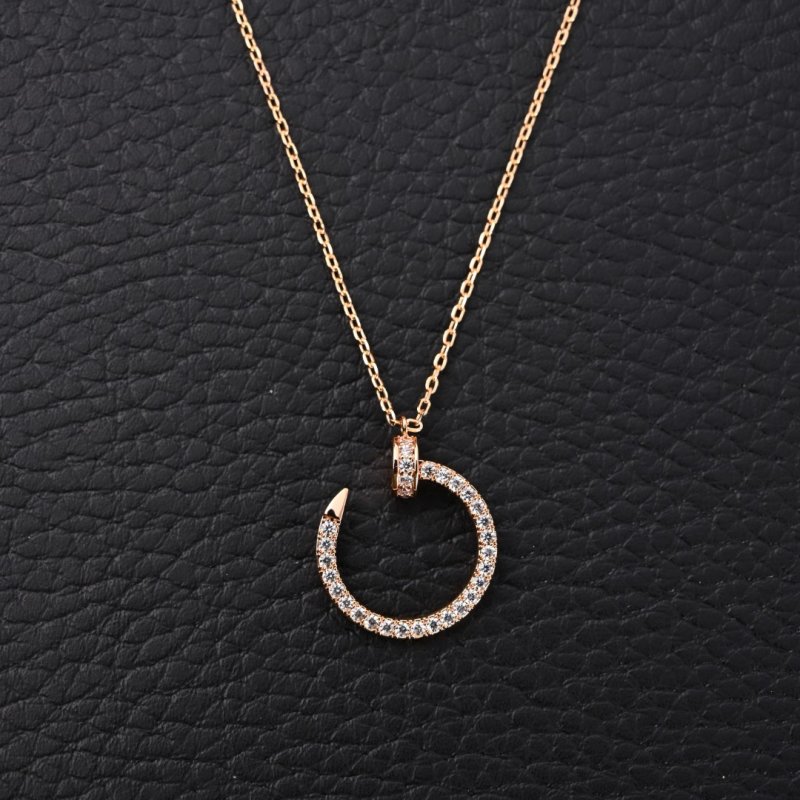 Cartier Juste un Clou 18K Gold-Plated Nail Pendant Necklace view