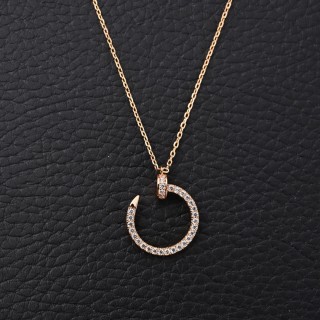 Cartier Juste un Clou 18K Gold-Plated Nail Pendant Necklace view 3