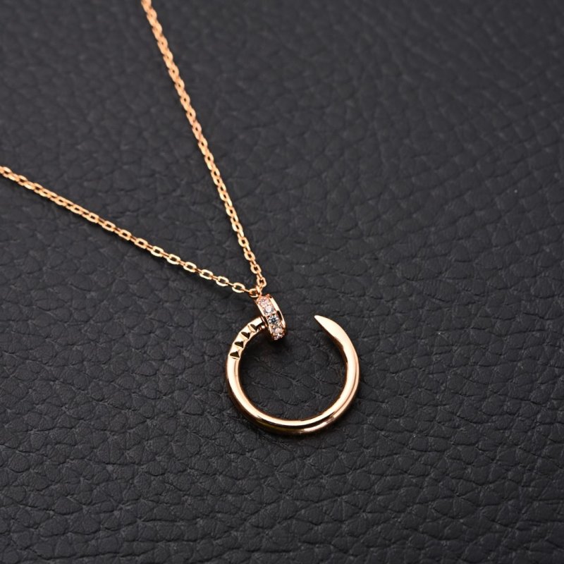 Cartier Juste un Clou 18K Gold-Plated Nail Pendant Necklace view