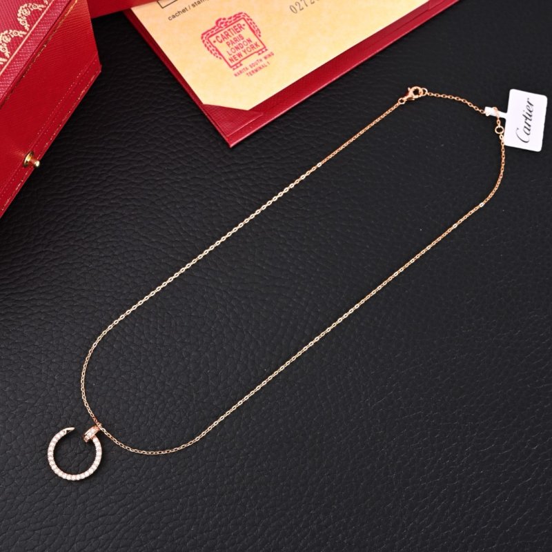 Cartier Juste un Clou 18K Gold-Plated Nail Pendant Necklace view