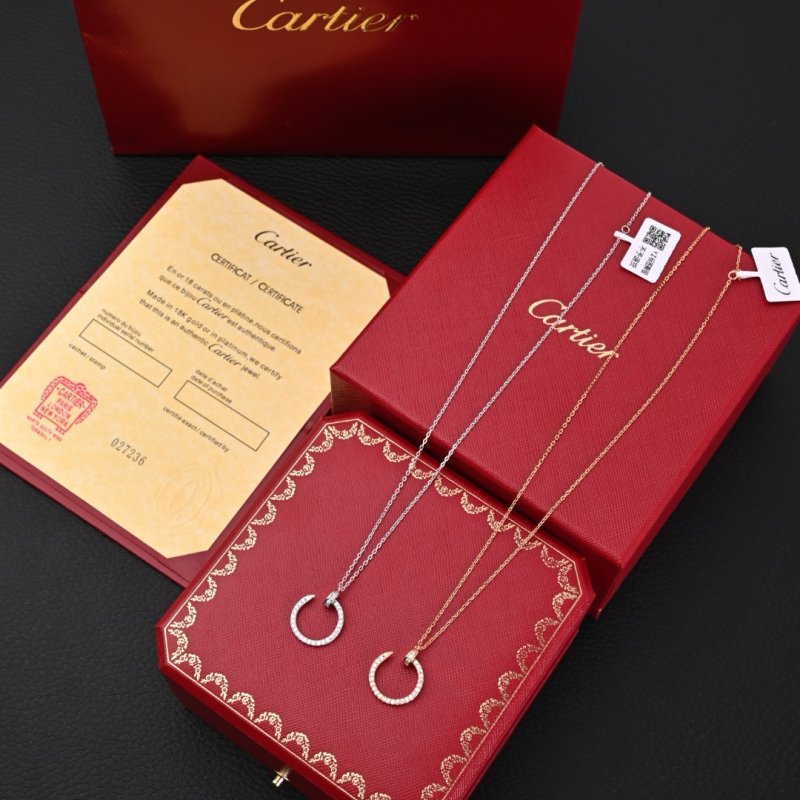 Cartier Juste un Clou 18K Gold-Plated Nail Pendant Necklace view