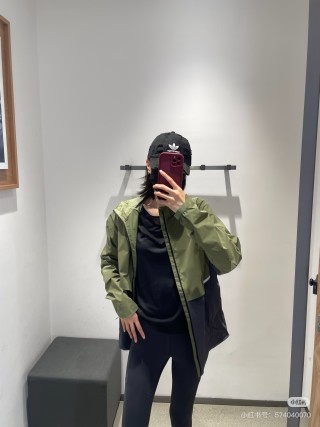 Nike Windrunner Jacket Olive Black Color Block UA Rep view 4