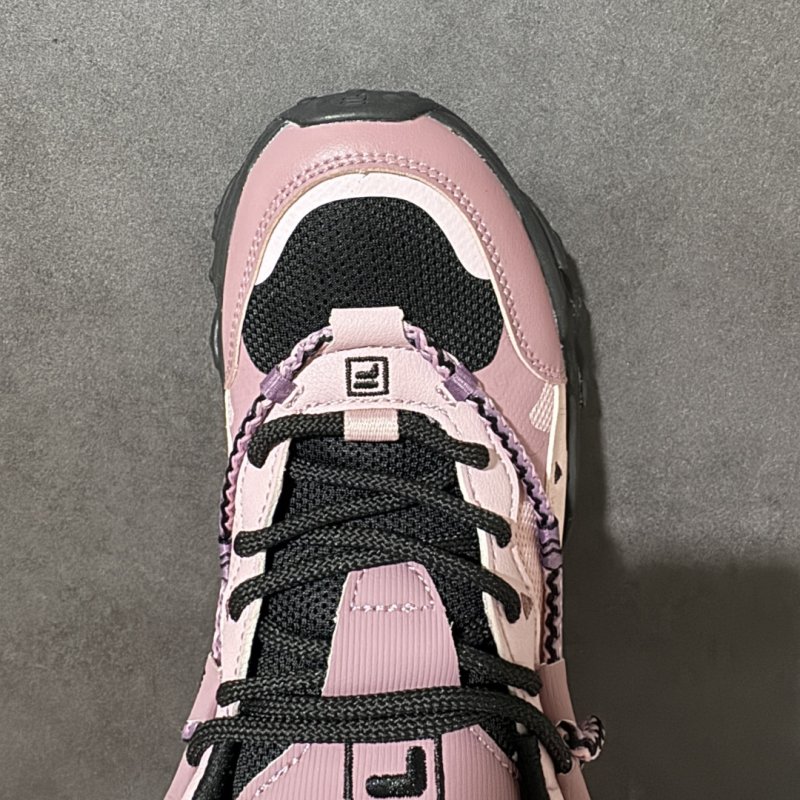 FILA Cat Claw 5.0 Low Top Dad Shoe Pink Black view