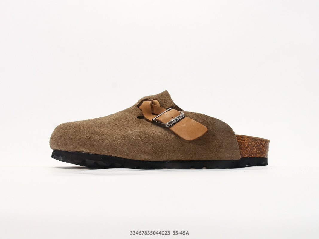 Birkenstock Milano UA Suede Clog - Tobacco Brown view