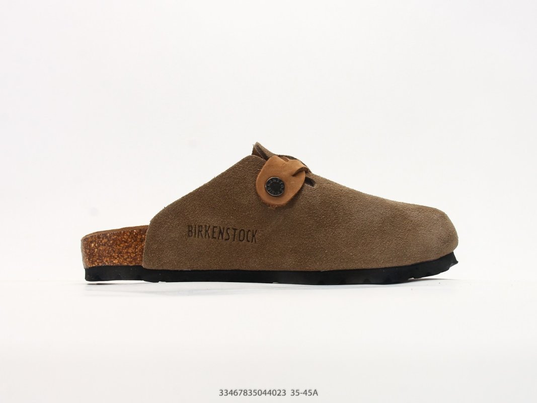 Birkenstock Milano UA Suede Clog - Tobacco Brown view