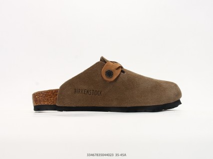 Birkenstock Milano UA Suede Clog - Tobacco Brown view 3