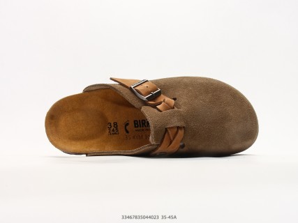 Birkenstock Milano UA Suede Clog - Tobacco Brown view 4